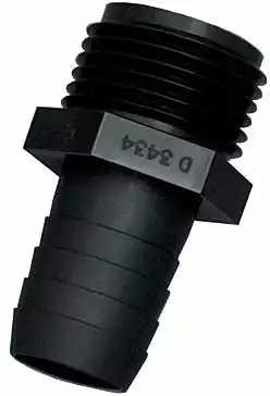 Green Leaf Barb 1/2 inch Garden Male 3/4 inch D3412P - Sprayer Accessories