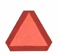 Various Brands Emblem Plastic Slow Moving Vehicle 70 0110 10/1 P - Farm Implements & 3 Point Equipment