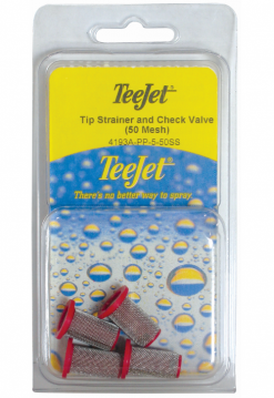 Fimco TeeJet Tip Strainer and Check Valve 4 Pack 50 Mesh 7771535 - Sprayer Accessories