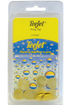 Fimco TeeJet 1/4 Brass Block Plug Tip 12 Pack 7771199 - Sprayer Accessories