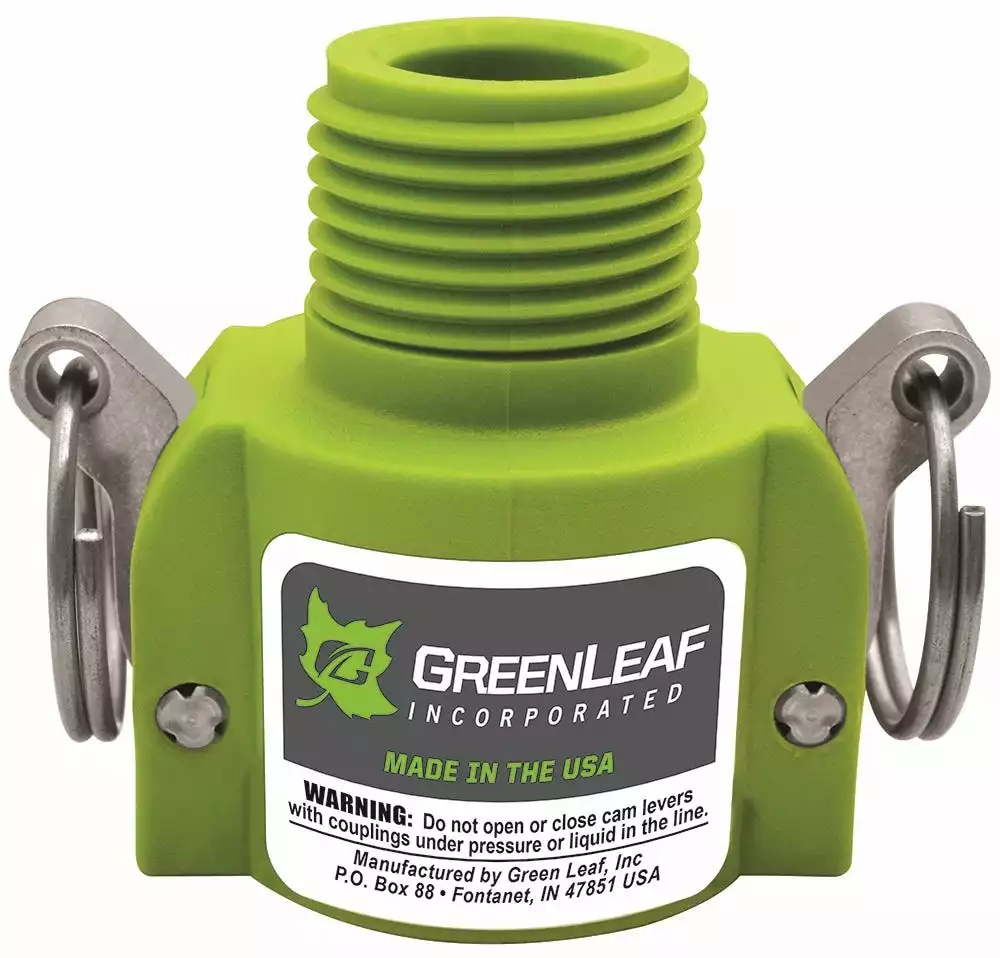 Green Leaf Cam Lock B 3/4 Inch M Ght x 3/4 Inch F Cpl - GLP075BG - Farm Tools & Hardware - Image 2