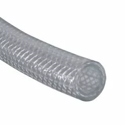 Apache 1/4 Inch x 1/8 Inch x 200 Foot Reinforced Clear Vinyl Tubing - 15005610