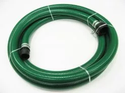 Jason Industrial Cam & Groove Coupled 2" x 20' Green PVC Water Suction Hose - 4601-20020CEP - V Belts
