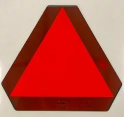 SMV Slow Moving Vehicle Emblem Plastic Illinois 2PCH - Farm Implements & 3 Point Equipment