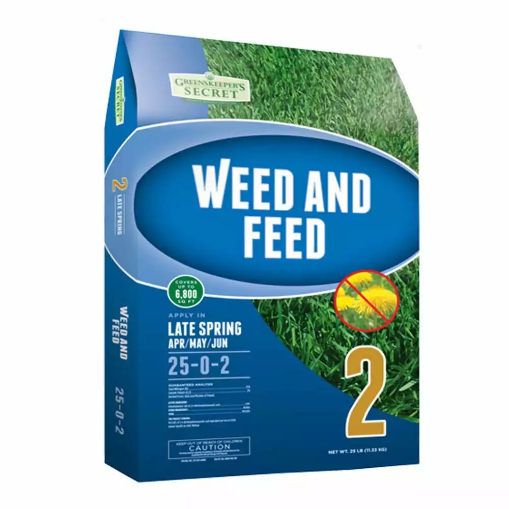 Greenskeeper's Secret Step 2 Weed & Feed 25-0-2 Fertilizer, 25 lbs. - Fertilizers