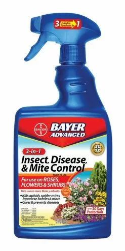 Bayer Advanced 3 -in -1 Insect - Disease - and Mite Control RTU Spray 24oz - 701290B - Fungicides