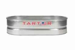Tarter Oval Galvanized Stock Tank 2'x 1' x 4' - WT214 - Coolers