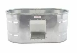 Tarter 2' x 2' Oval Stock Tank with Drinker - WTD224 - Waterers