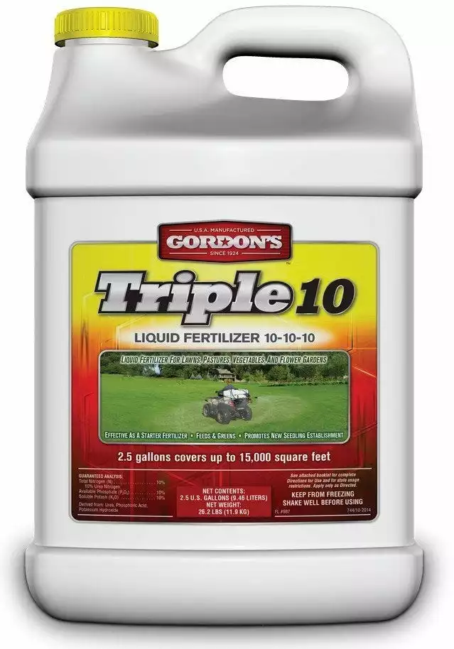 Gordon's Gordons Triple10 2.5 Gallons 10-10-10 Liquid Fertilizer - 7441122 - Fertilizers - Image 2