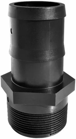 Green Leaf Hose Barb Poly 2 Mel Thread 1 1/2 Shan - CN200-150P - Farm Tools & Hardware